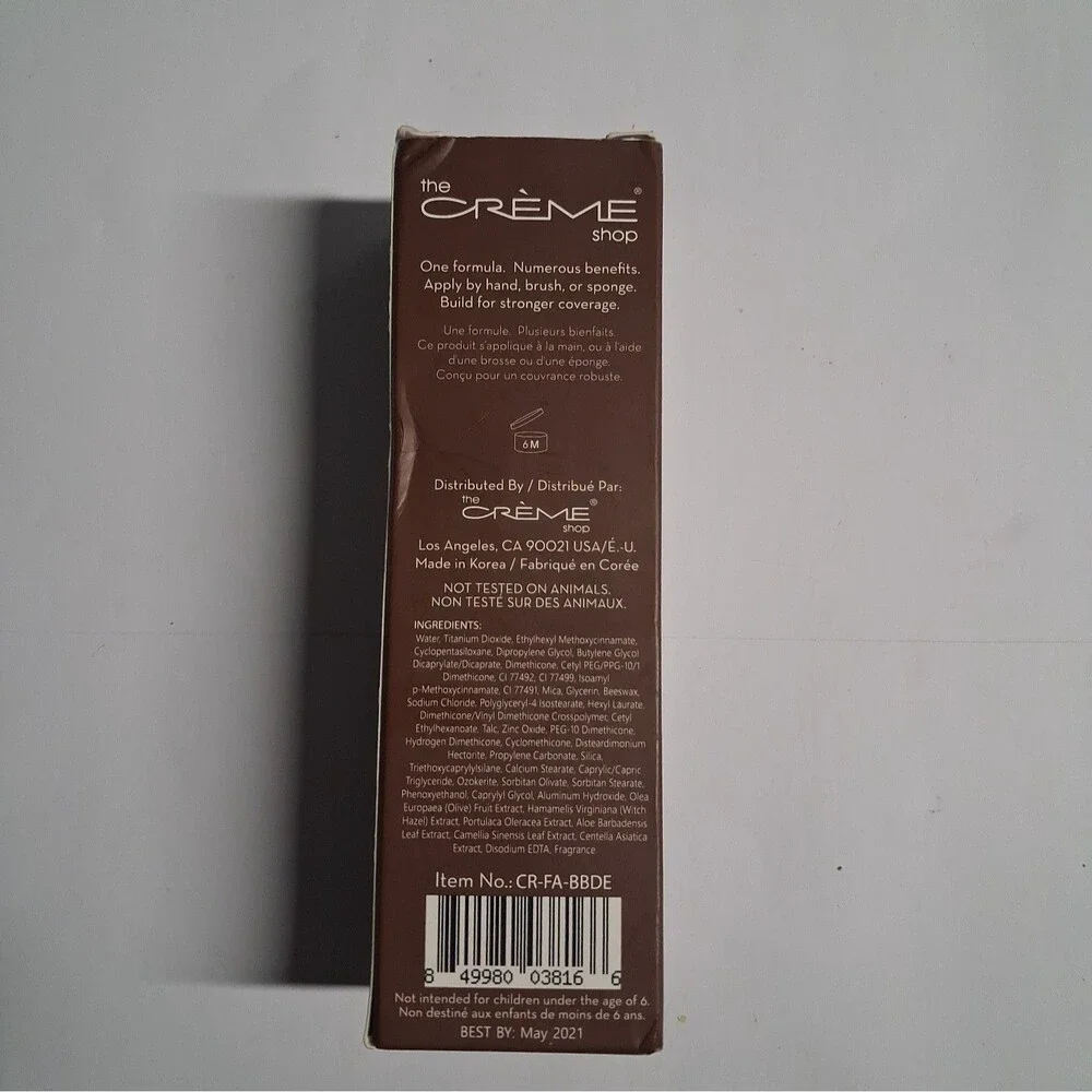 The Creme Shop BB Creme Foundation- Deep